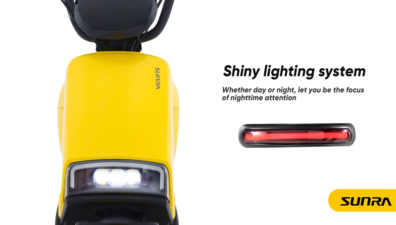 Rainbow uses a 360° lighting system for your safety.